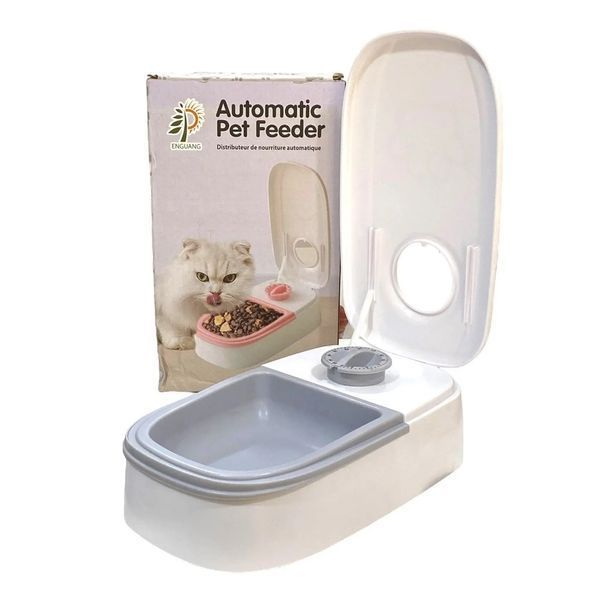 Автоматическая кормушка для кошек и собак pet feeder, 350 мл / Кормушка для животных / Умная кормушка для домашних животных 234590710 фото