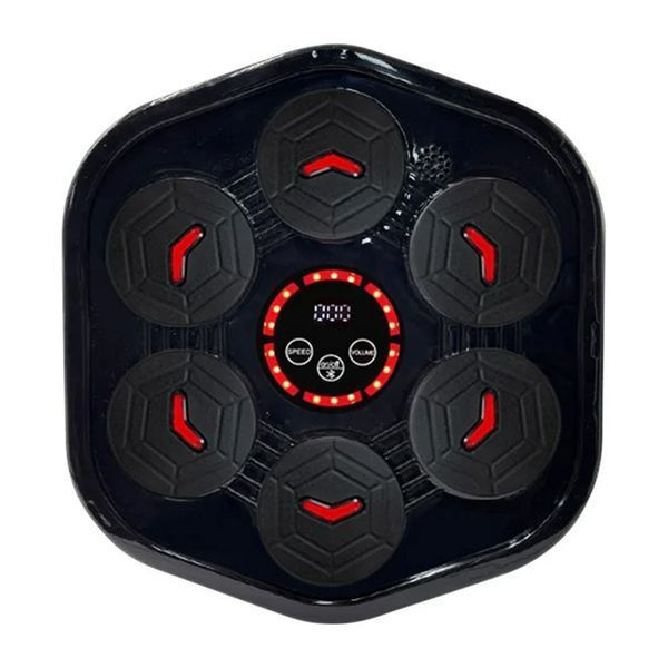 Настенный тренажер для бокса Bluetooth + перчатки, 40х37см, Черный / Музыкальный боксерский тренажер / Боксерская мишень 234592408 фото