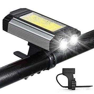 Велосипедный фонарь, магнит, USB, 501-2XPE+COB / Велофара с водозащитой / Велофонарь / Фонарик на велосипед 234579053 фото