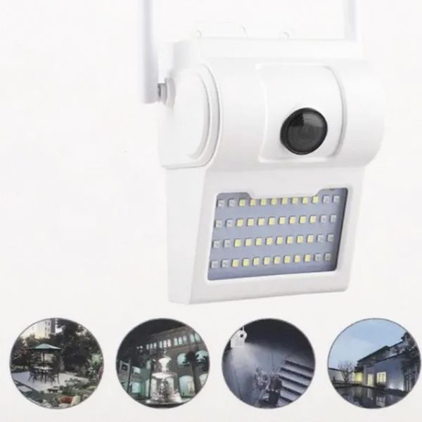 Уличная IP камера наблюдения с подсветкой и WIFI, CAMERA D2 / Наружная видеокамера / Вай-фай камера для дома 234565458 фото