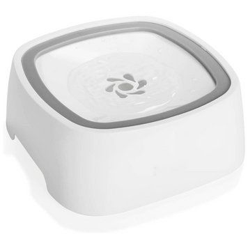 Поїлка непроливайка для собак і котів 1,5л, MAGIC BOWL, Біла / Переносна миска-дозатор для води 234566624 фото