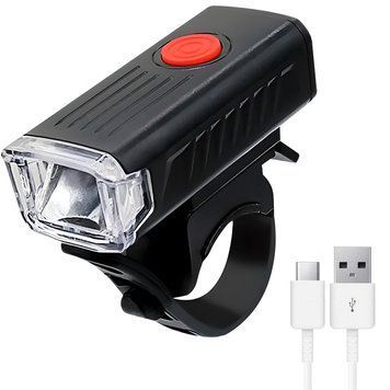 Велофонарь на руль LY-21-XPE, от USB / Аккумуляторный фонарик на велосипед / Водостойкая фара на велосипед 234572454 фото
