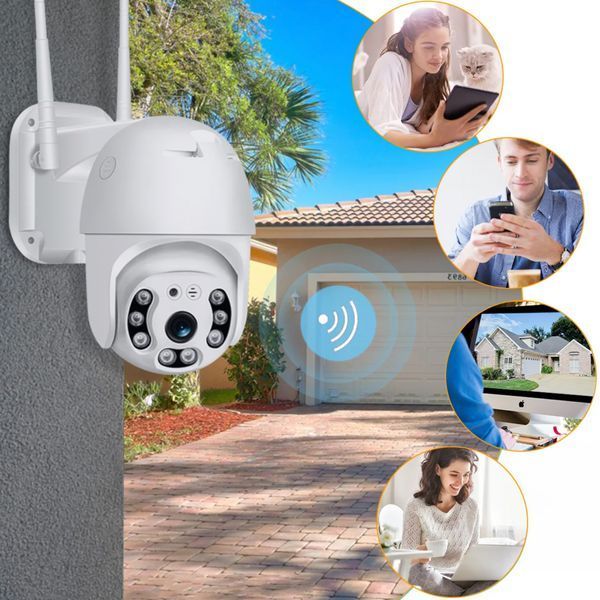 Уличная IP камера видеонаблюдения с WiFi, CAMERA CAM 6 / Поворотна ip камера видеонаблюдения / Видеокамера с удаленным доступом 234561879 фото