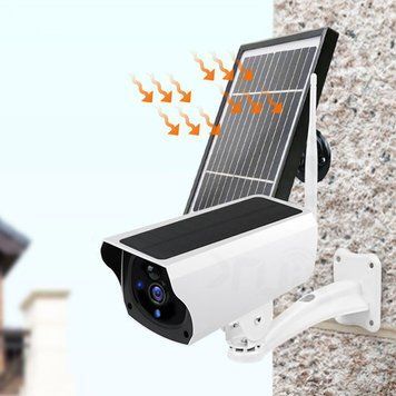 Камера видеонаблюдения с солнечной панелью WI-FI Y9 2mp / Уличная аккумуляторная IP камера 234560751 фото