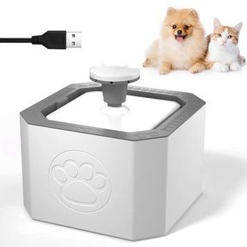 Автоматична поїлка-фонтан для собак та котів 2,5л, Pet Water FOUNTAIN / Питний фонтанчик для тварин 234566735 фото