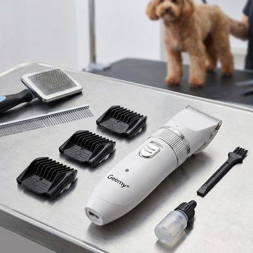 Машинка для стрижки тварин Geemy GM 634 / Бездротовий тример для грумінгу котів та собак 123462407 фото