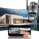 WIFI камера видеонаблюдения с сигнализацией, 3х4MP, от сети, Rotation P12 / Уличная камера наблюдения 234573632 фото 7